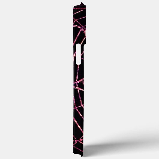 SPIDER en WEB Red Ruby Black Case-Mate iPhone Case (Achterkant / Rechts)