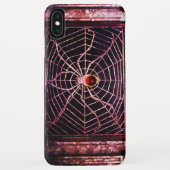 SPIDER en WEB Red Ruby Black Case-Mate iPhone Case (Achterkant)