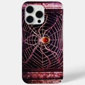 SPIDER en WEB Red Ruby Black Case-Mate iPhone Case (Achterkant)