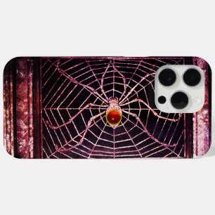 SPIDER en WEB Red Ruby Black iPhone 15 Pro Max Hoesje