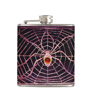 SPIDER en WEB Red Ruby Black Heupfles