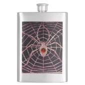 SPIDER en WEB Red Ruby Black Heupfles (Voorkant)