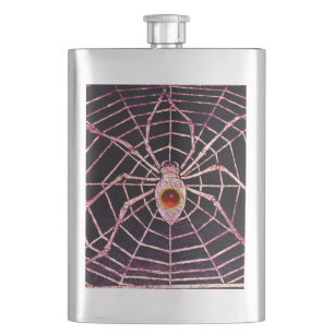 SPIDER en WEB Red Ruby Black Heupfles