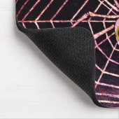 SPIDER en WEB Red Ruby Black Muismat (Hoek)