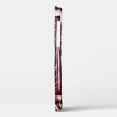 SPIDER en WEB Red Ruby Gemstone Black Case-Mate iPhone Case (Achterkant / Links)