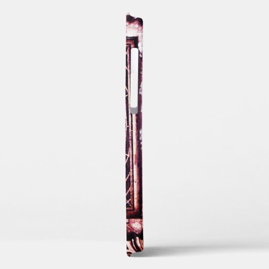 SPIDER en WEB Red Ruby Gemstone Black Case-Mate iPhone Case (Achterkant / Links)