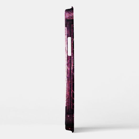 SPIDER en WEB Red Ruby Gemstone Black Case-Mate iPhone Case (Achterkant / Rechts)