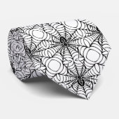 Spider en web stropdas (Opgerold)