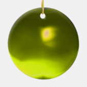 SPIDER en WEB Yellow Topaz Black Keramisch Ornament (Achterkant)