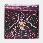 SPIDER en WEB Yellow Topaz Black Magneet (Voorkant)
