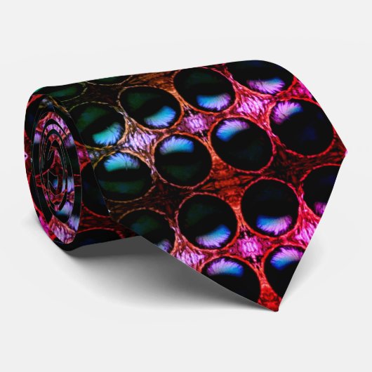 Spider Eyes Gothic Sci-fi Nieuwheid Partij Stropda Stropdas (Opgerold)