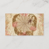 Spider Flower Wreath Visitekaartje (Achterkant)