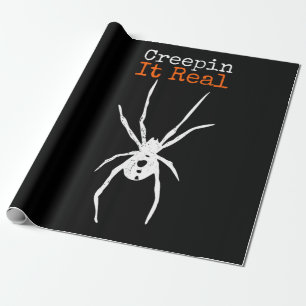Spider G Grappig Halloween kostuum - Creepin It Re Cadeaupapier