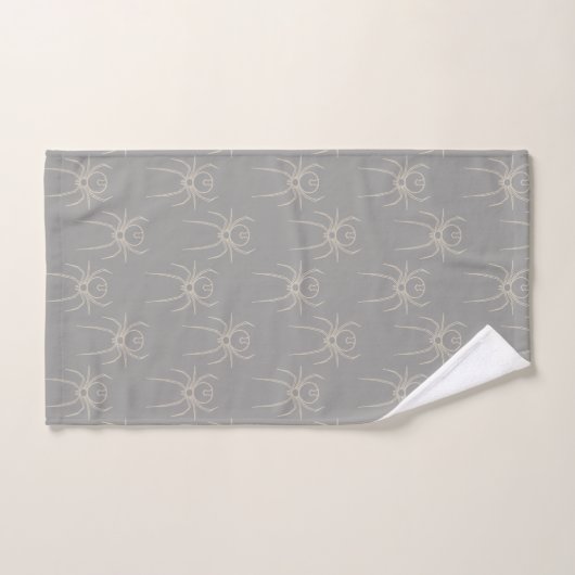 Spider - Ghost Gray en Bone White Bad Handdoek (Handdoek)
