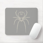 Spider - Ghost Gray en Bone White Muismat (Met muis)