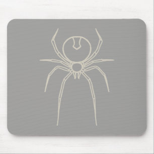 Spider - Ghost Gray en Bone White Muismat