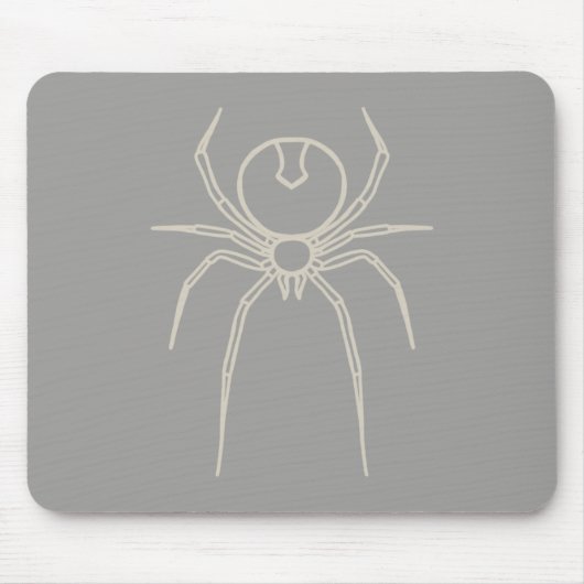 Spider - Ghost Gray en Bone White Muismat (Voorkant)