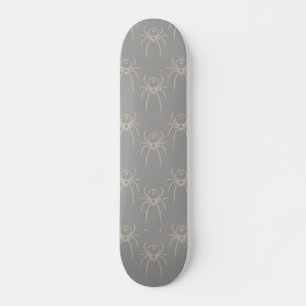 Spider - Ghost Gray en Bone White Persoonlijk Skateboard
