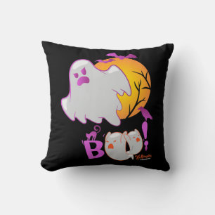 Spider Gift Boo Ghost Bats Spider Creepy Halloween Kussen