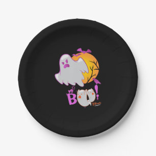 Spider Gift Boo Ghost Bats Spider Creepy Halloween Papieren Bordje