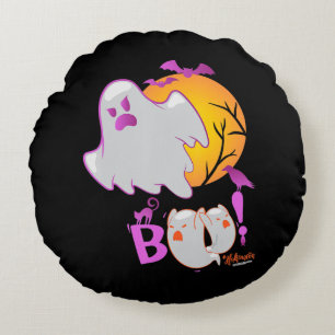 Spider Gift Boo Ghost Bats Spider Creepy Halloween Rond Kussen