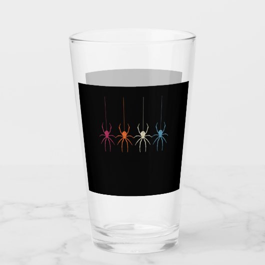 Spider Gift | Halloween 2020 Spider Web Glas (Voorkant)