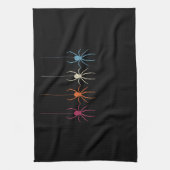Spider Gift | Halloween 2020 Spider Web Theedoek (Verticaal)