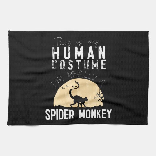 Spider Gift | Halloween Human Costume Spider Theedoek (Horizontaal)