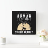 Spider Gift | Halloween Human Costume Spider Vierkante Klok (Huis)