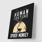 Spider Gift | Halloween Human Costume Spider Vierkante Klok (Hoek)