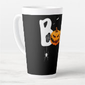 Spider Gift | Halloween Pumpkins Spider Latte Mok (Linkerhoek)