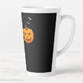 Spider Gift | Halloween Pumpkins Spider Latte Mok (Rechts)