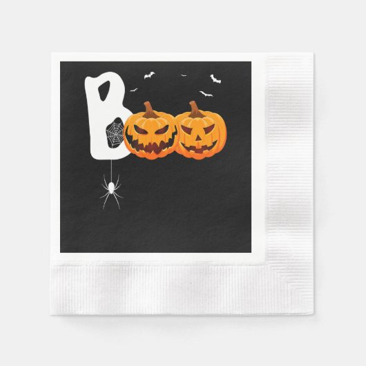 Spider Gift | Halloween Pumpkins Spider Servet (Voorkant)