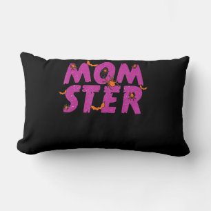 Spider Gift MOMSTER Spider Net And Bat Halloween Kussen