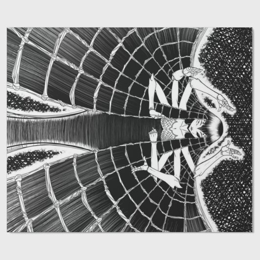 Spider Gift | Spider Lover Gift Cadeaupapier (Vlak)