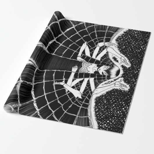 Spider Gift | Spider Lover Gift Cadeaupapier (Uitgerold)