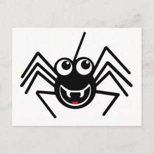 Spider glimlachen briefkaart