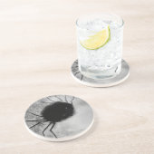 Spider glimlachen door Odilon Redon,  Halloween Zandsteen Onderzetter (Zijkant)