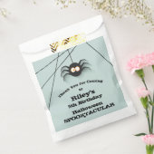 Spider Halloween Birthday Party Bedankzakje (Gezegeld)