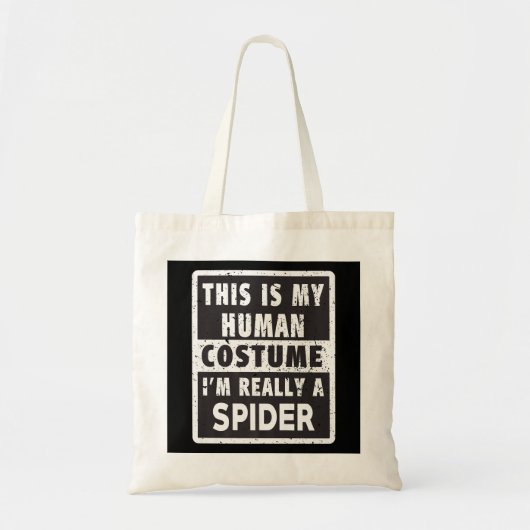 Spider Halloween kostuum Grappige Spider kostuum c Tote Bag (Voorkant)