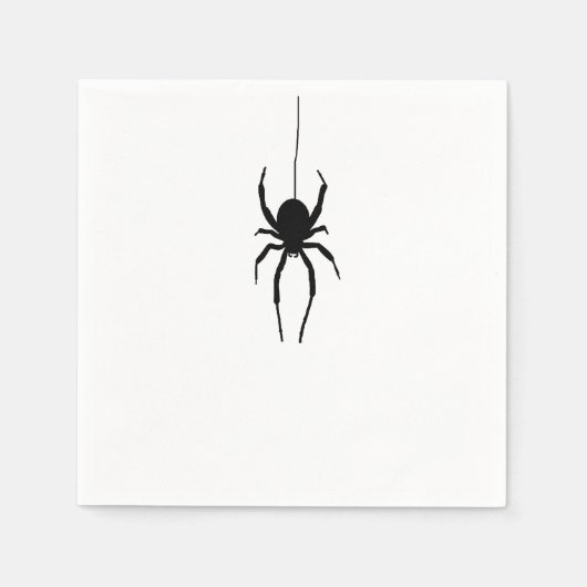 Spider Halloween Party Paper Napkins Servet (Voorkant)