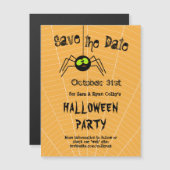 Spider Halloween Party Save the Date Magnetische K (Voorkant / Achterkant)