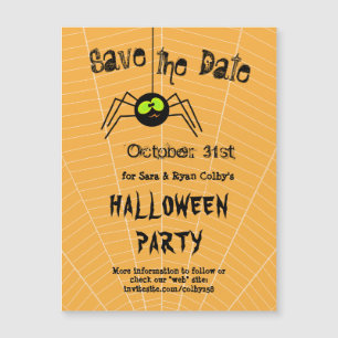 Spider Halloween Party Save the Date Magnetische K