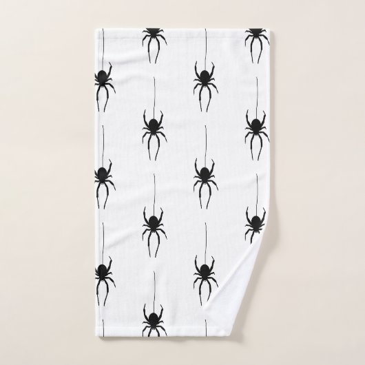 Spider Halloween Spooky Pattern Bath Towel Set Bad Handdoek (Handdoek)