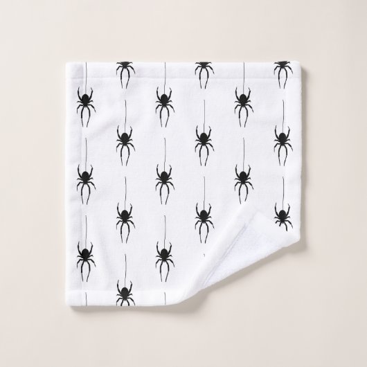 Spider Halloween Spooky Pattern Bath Towel Set Bad Handdoek (Wasdoekje)
