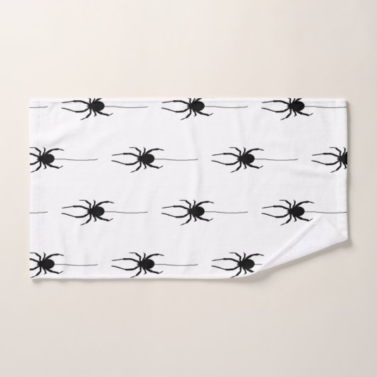 Spider Halloween Spooky Pattern Bath Towel Set Bad Handdoek (Handdoek)