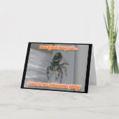 Spider Halloween Uitnodiging (Voorkant)