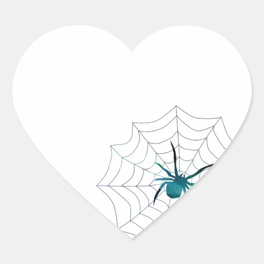 Spider Hart Sticker (Voorkant)