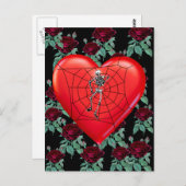 Spider Heart Briefkaart (Voorkant / Achterkant)