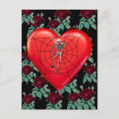 Spider Heart Briefkaart (Voorkant)